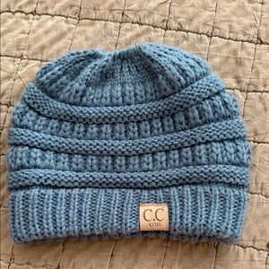 C.C Kids Soft Blue Knit Beanie